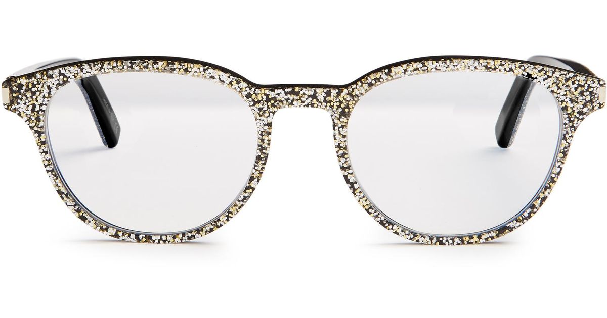 saint laurent glitter eyeglasses