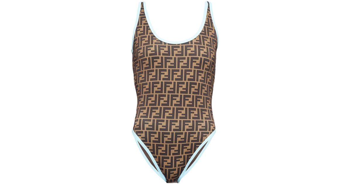 fendi logo bathing suit