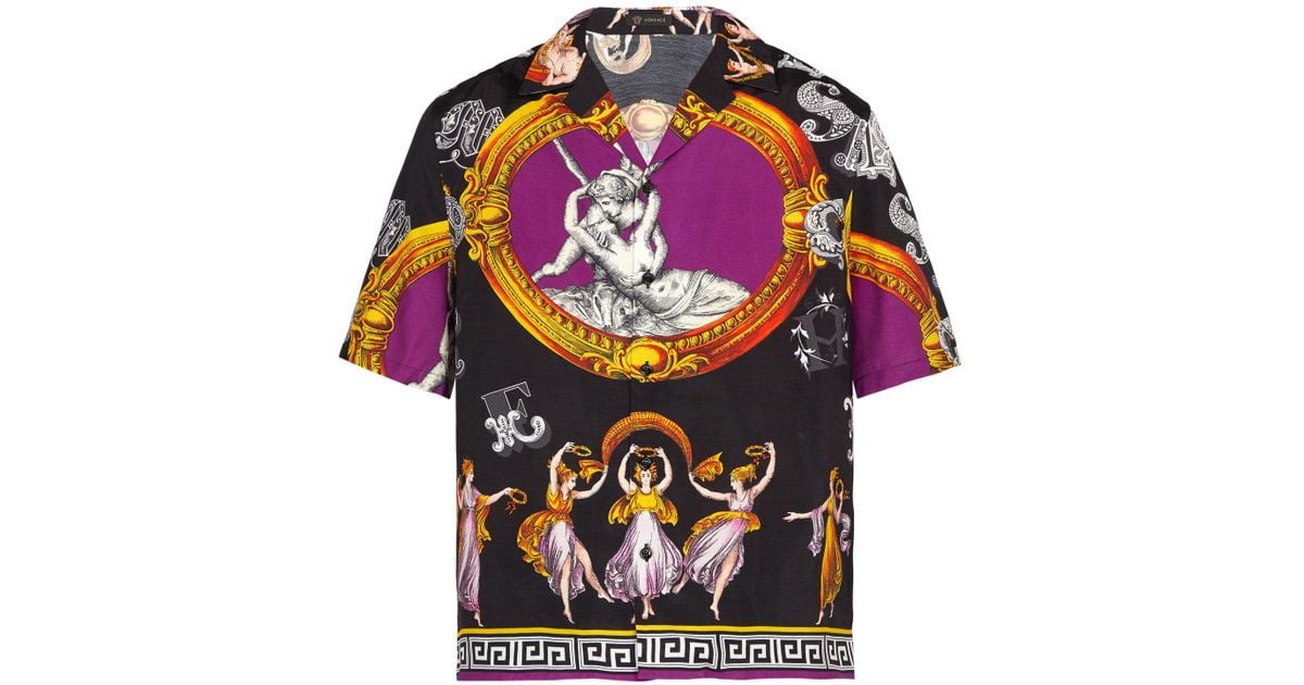 Versace Amore E Psiche-print Shirt in 