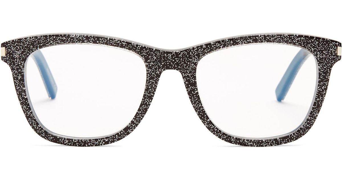 saint laurent glitter eyeglasses