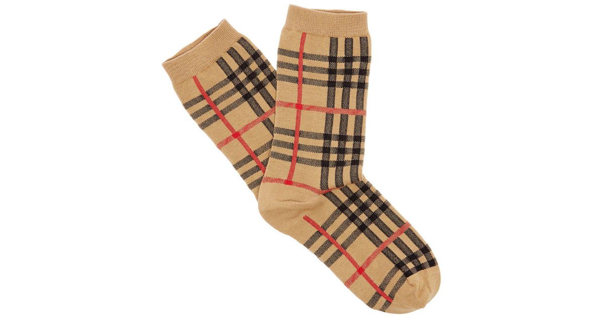 chaussette burberry