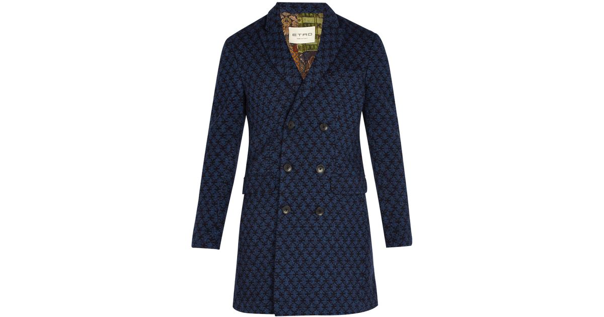 cruzado de Escudo Etro jacquard geométrico wTOfBt