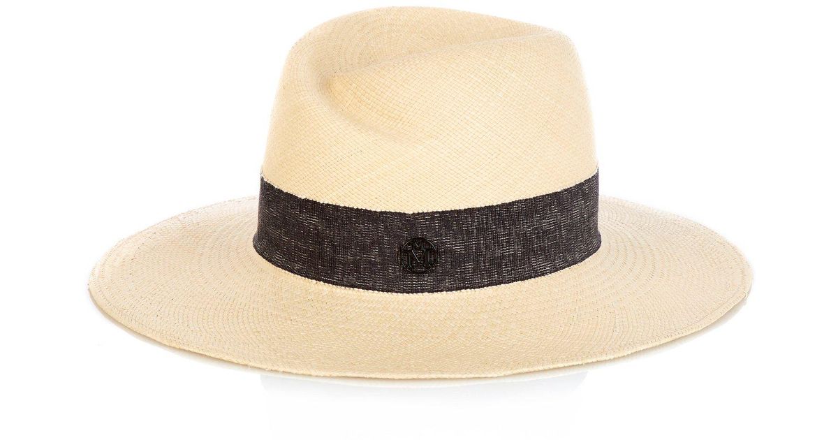 Maison Michel Virginie Straw Hat | Lyst 