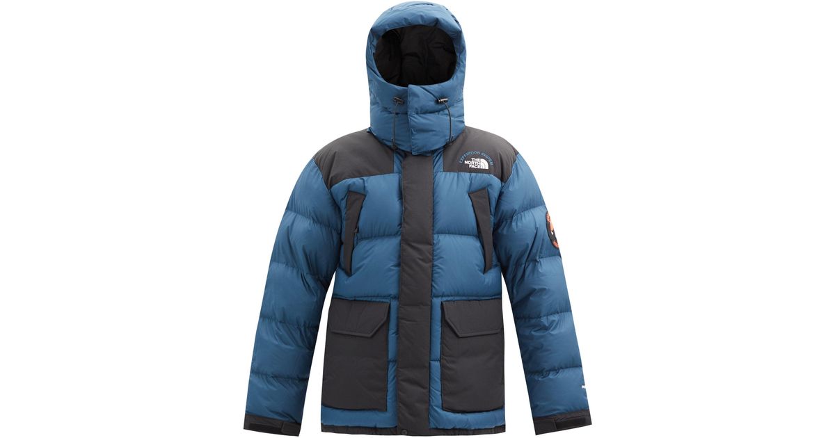 The North Face Head Of Sky Expedition Hooded Down Coat in Blue for Men |  Lyst UK