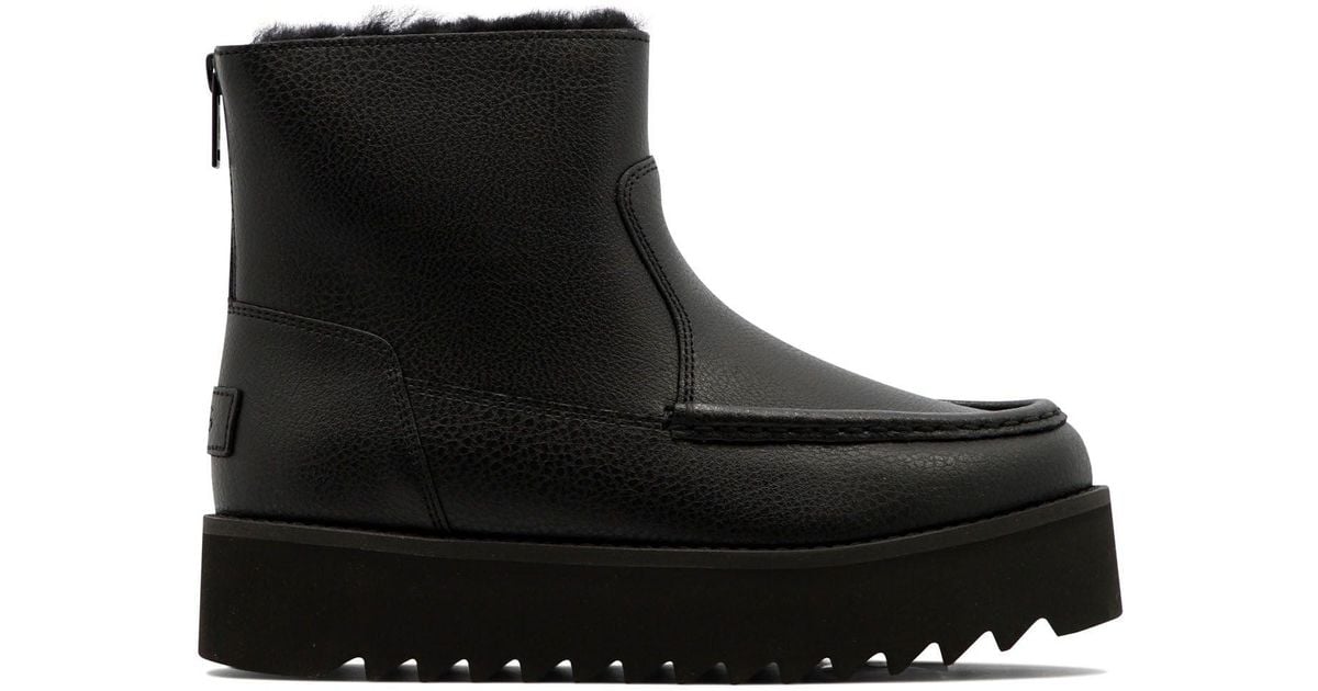 classic rising toggle women's leather boots