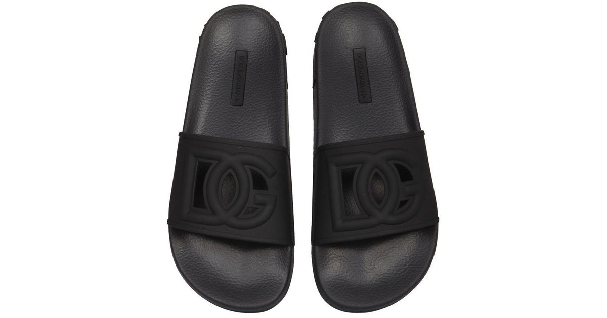 Dolce & Gabbana Sandals in Black | Lyst