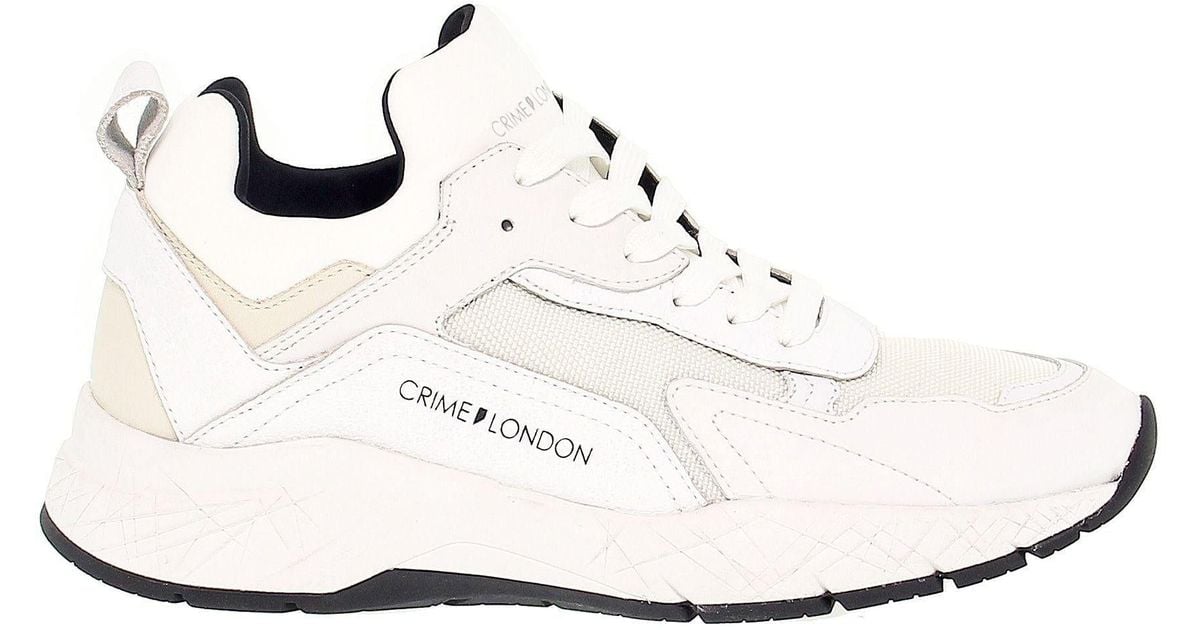 Crime London Sneakers in White for Men | Lyst