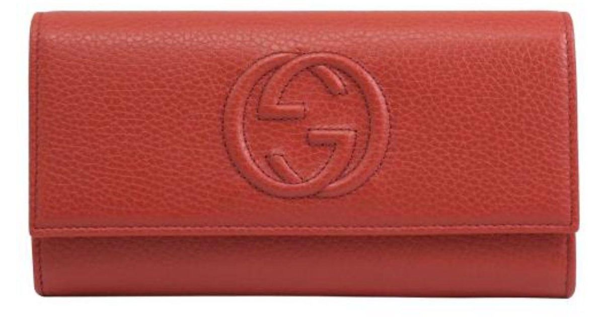 Gucci Wallet in Red Lyst