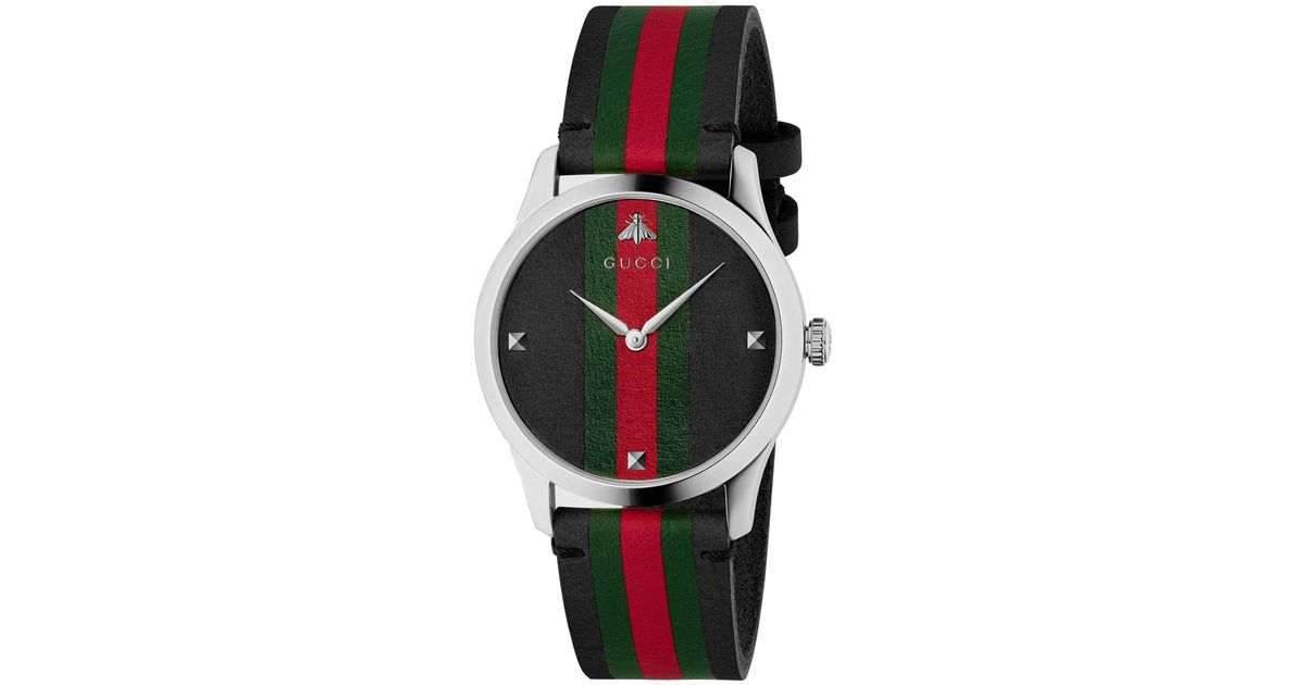 Gucci Ya1264079 G-timeless Leather And 