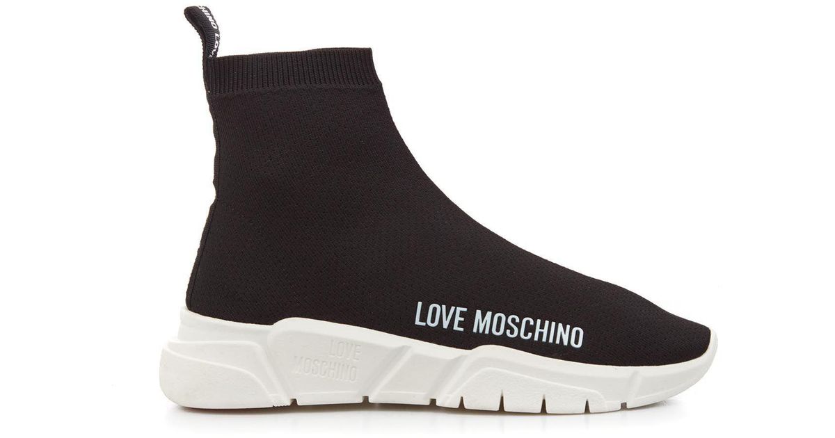 Love Moschino Sneakers in Black | Lyst