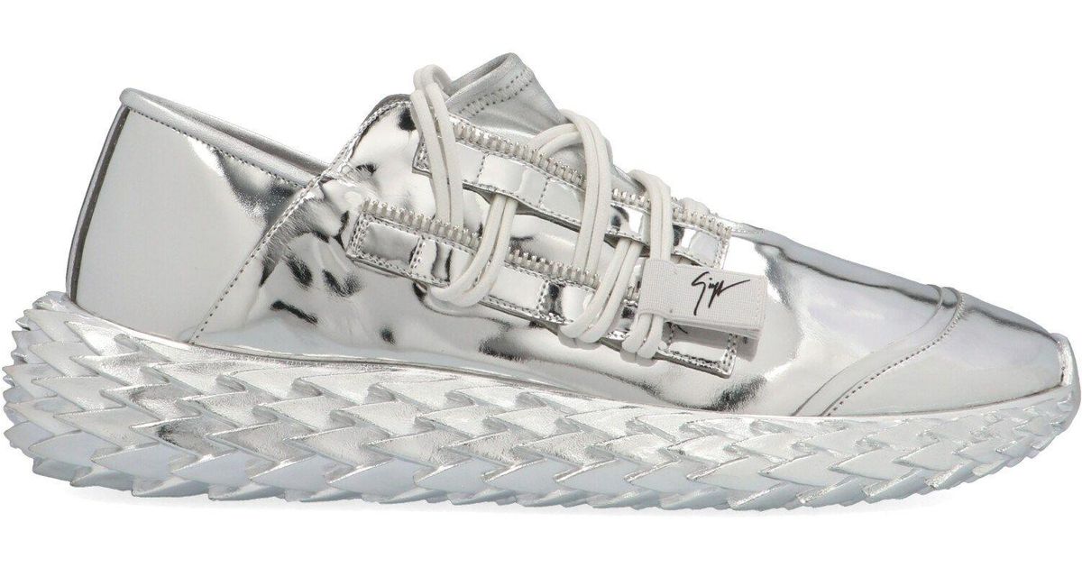 giuseppe zanotti sneakers silver