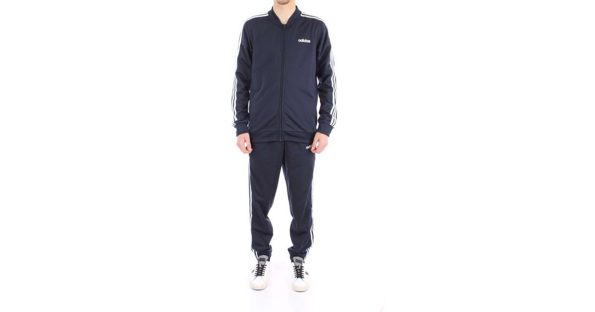 adidas Synthetic Blue Polyester Jumpsuit for Men - Lyst