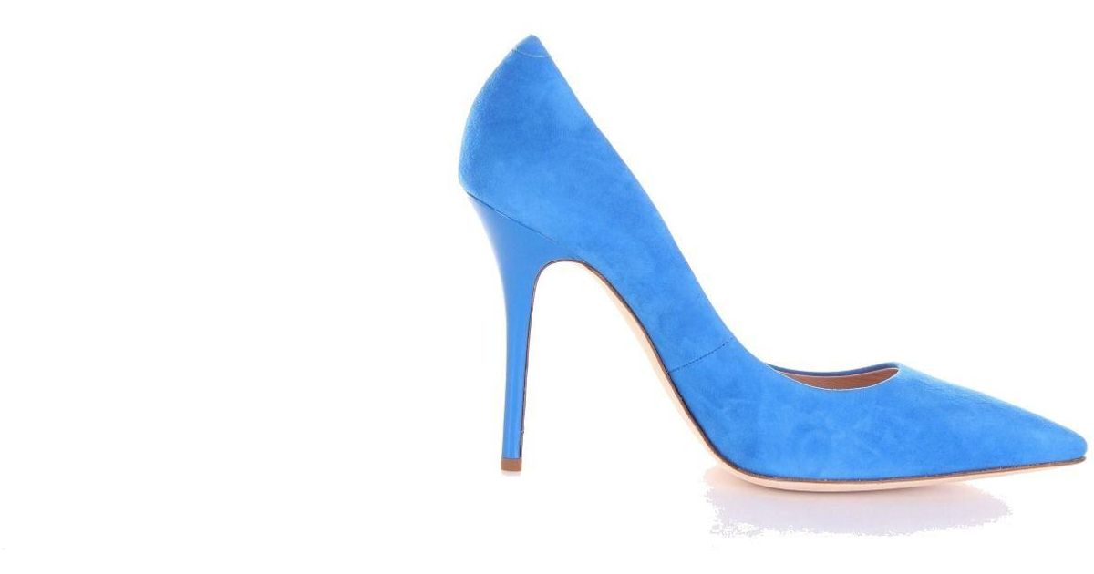light blue velvet heels