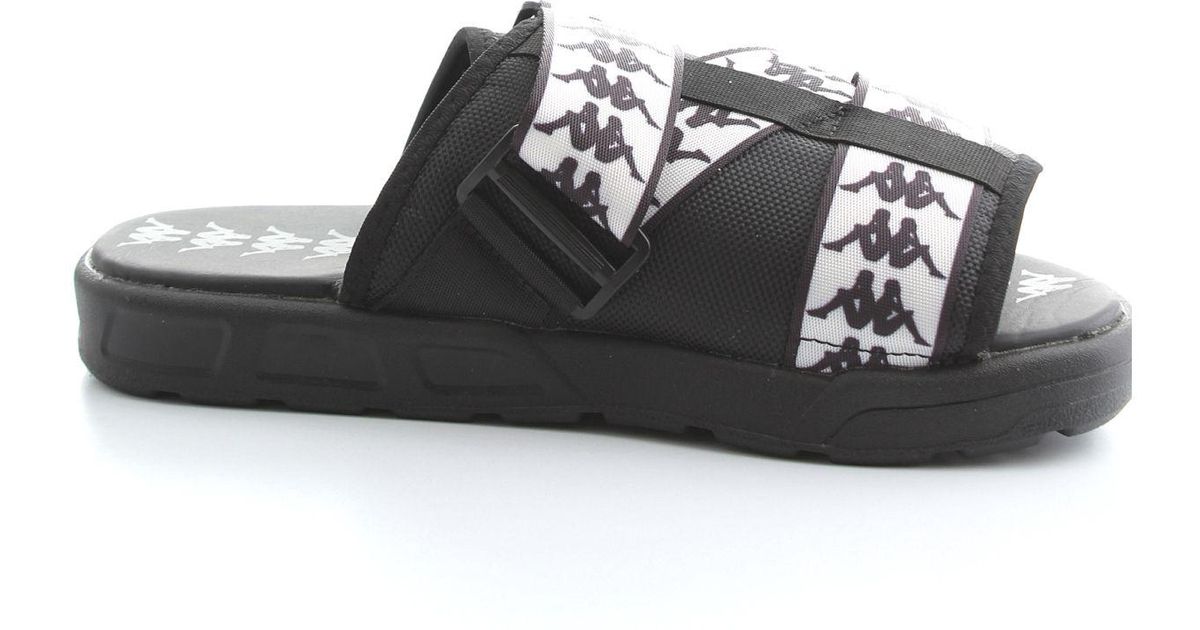 black kappa slippers