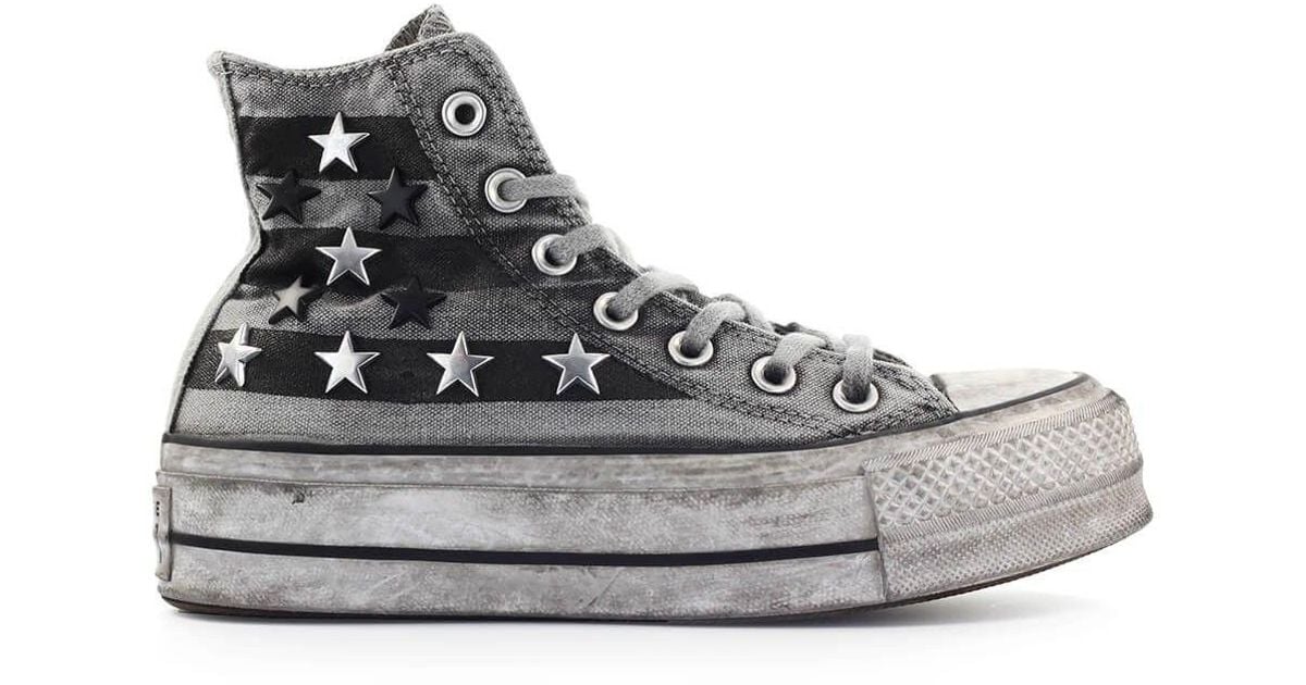 chuck taylor all star vintage star studs platform high top