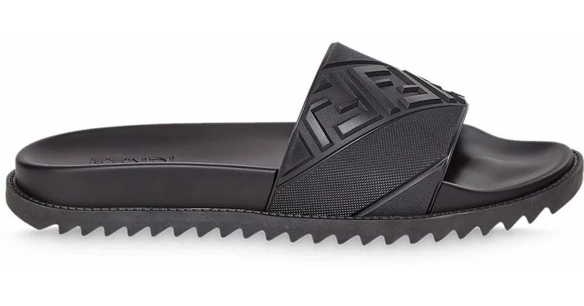 mens fendi slides sale
