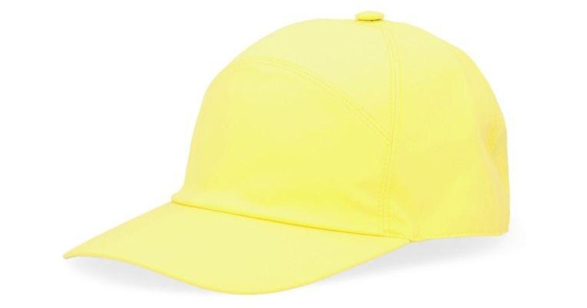 Loro Piana Synthetic Hat in Yellow | Lyst