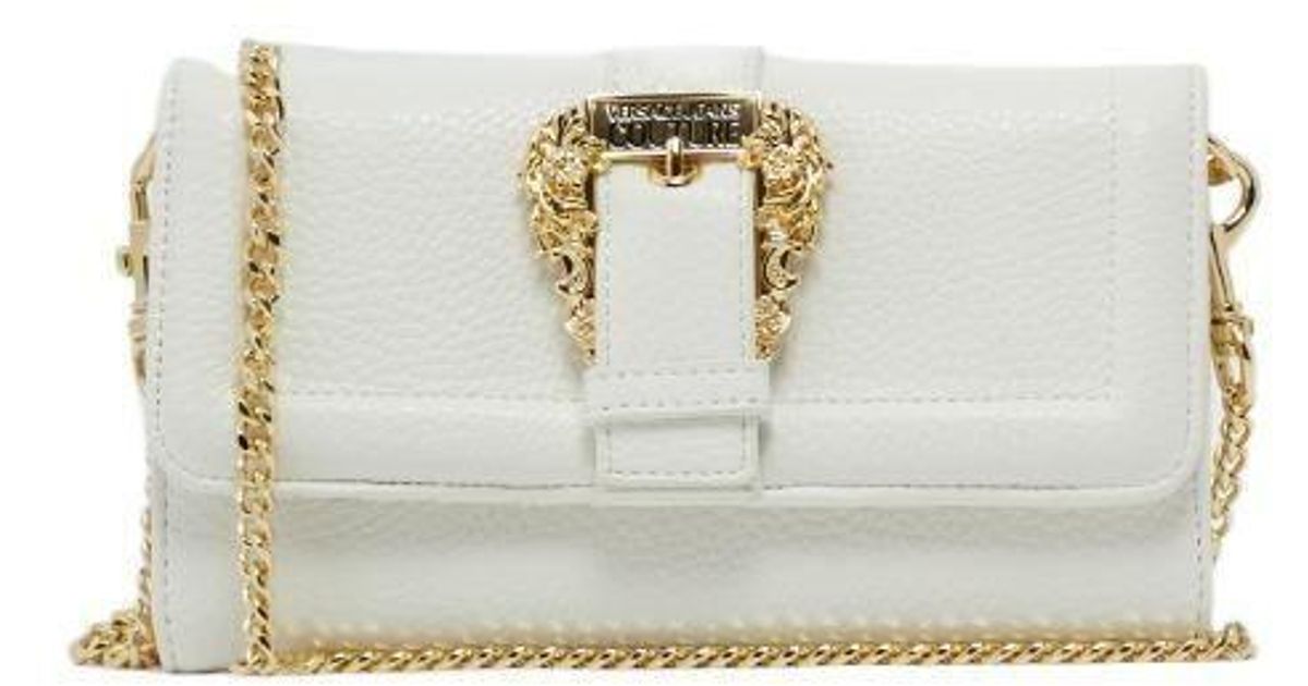 Versace Jeans Couture Shoulder Bag in White | Lyst