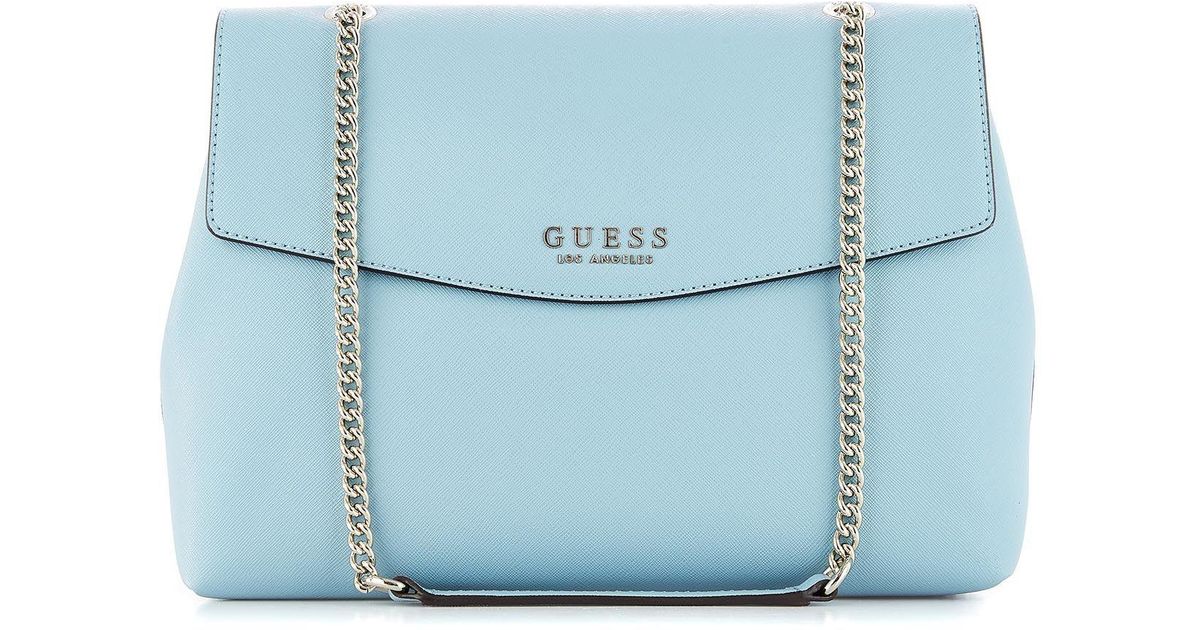 guess blue bag