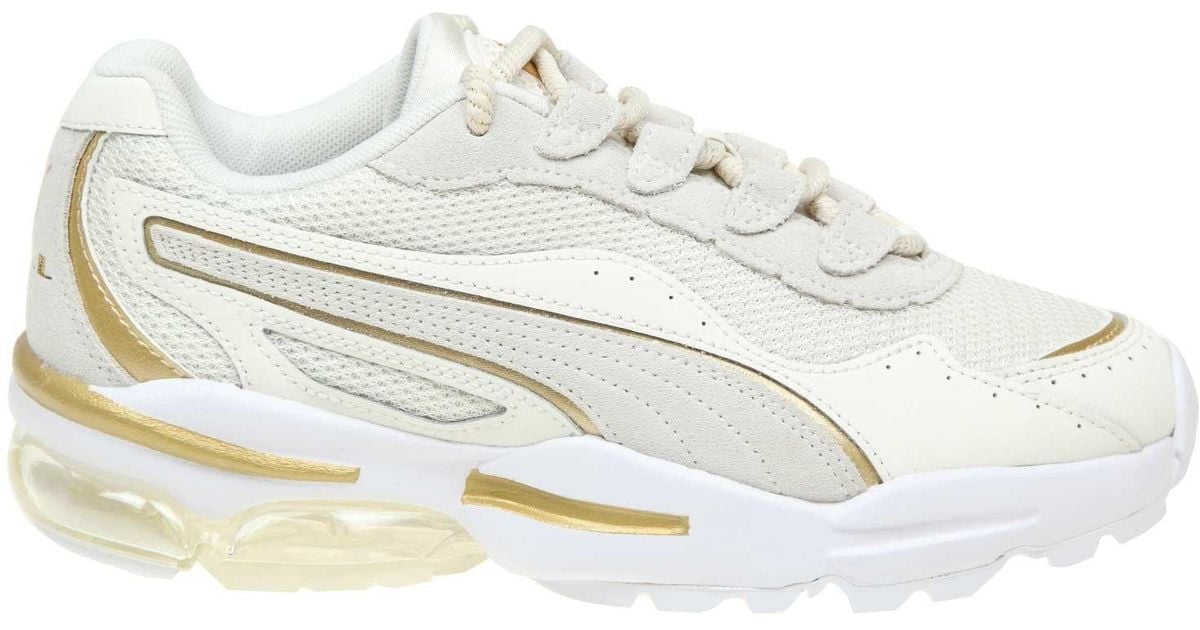 puma white leather shoes