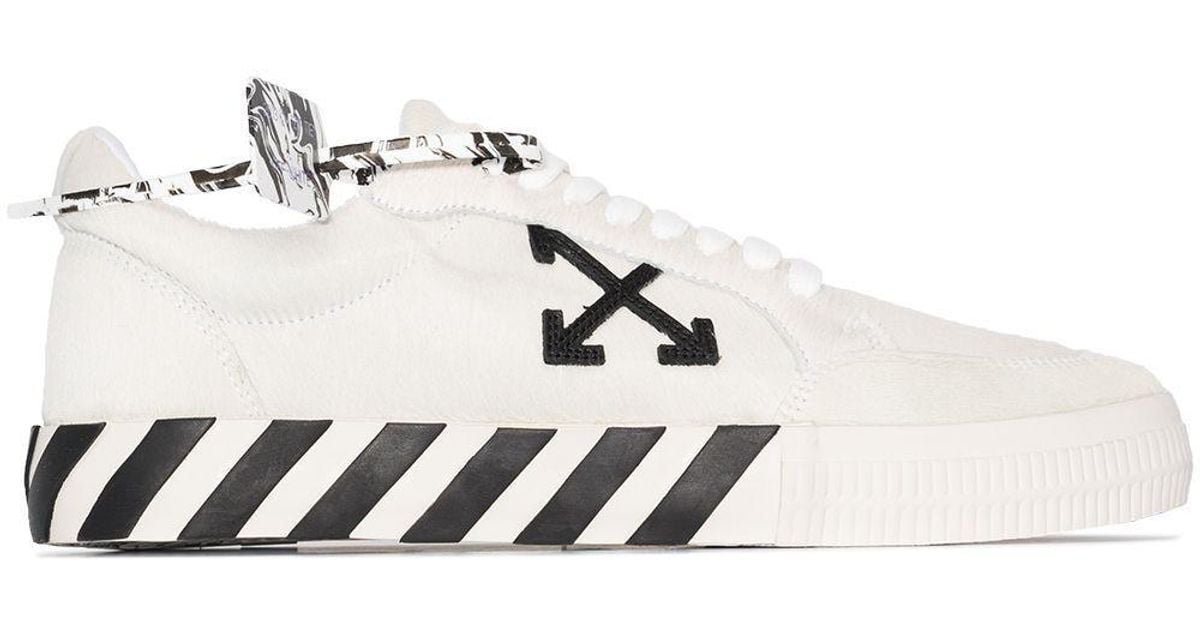 off white vulc low canvas