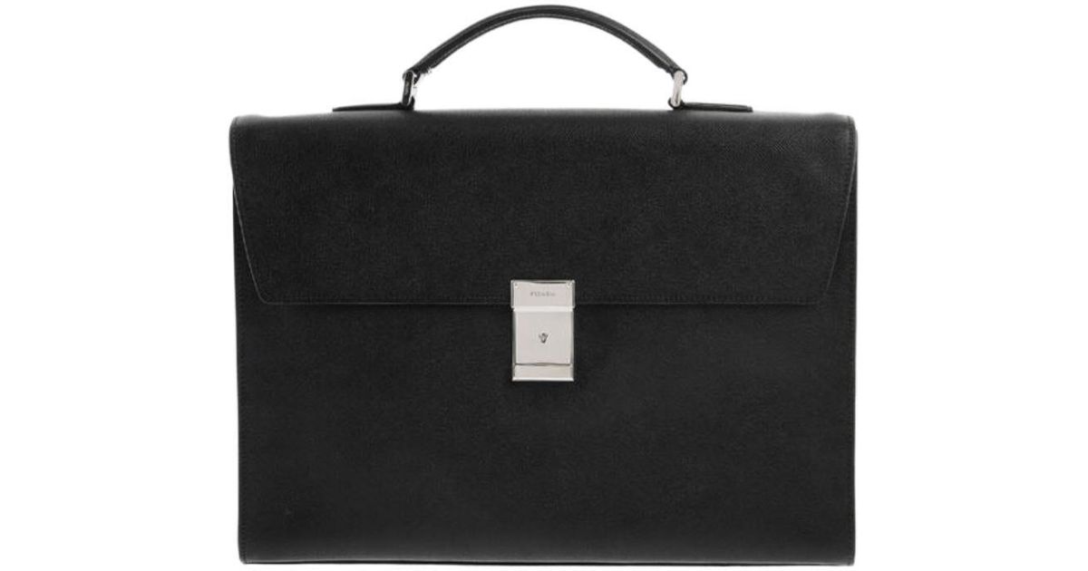Prada Briefcase in Black for Men Lyst