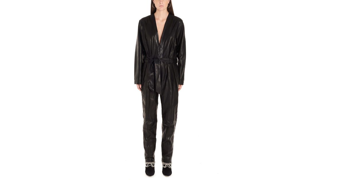 iro leather jumpsuit
