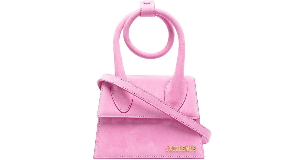 Jacquemus Leather Handbag in Pink - Lyst