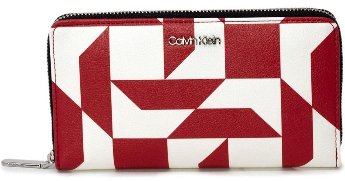 calvin klein wallet white