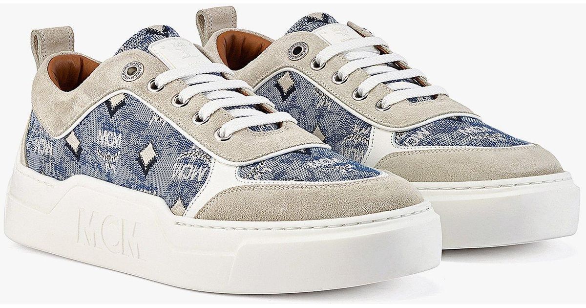 mcm skyward platform sneakers