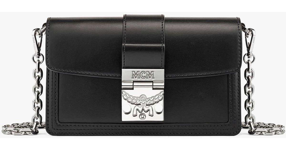 MCM Tracy Crossbody In Spanish Leather in Black Lyst