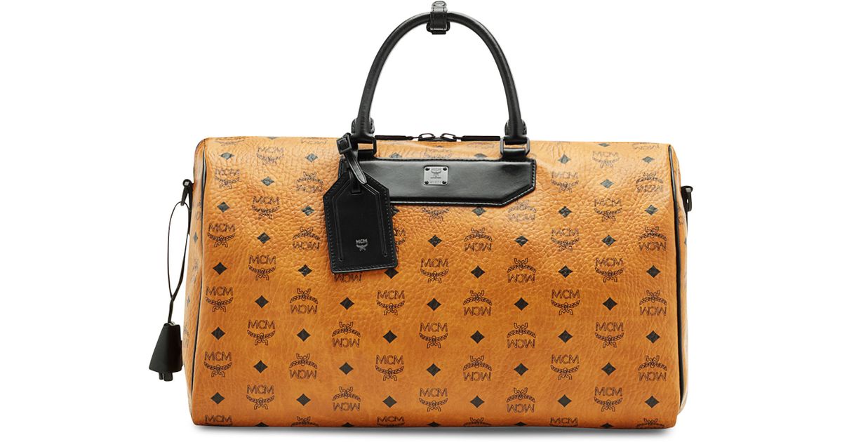 Lyst Mcm Travel Collection Weekender In Brown