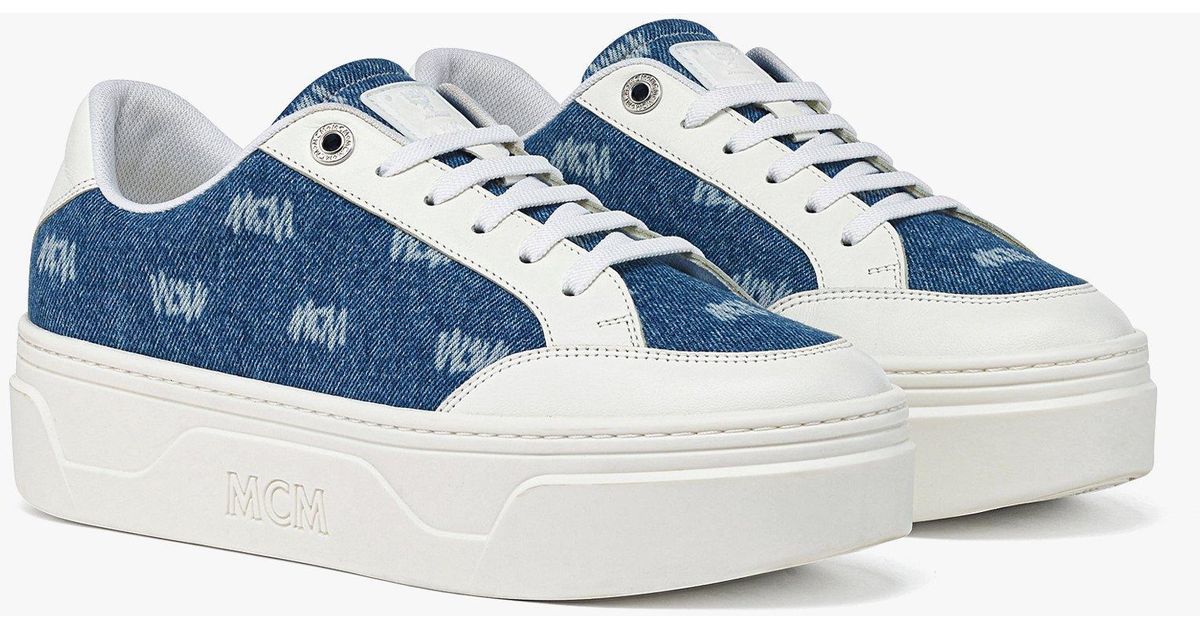 mcm skyward platform sneakers