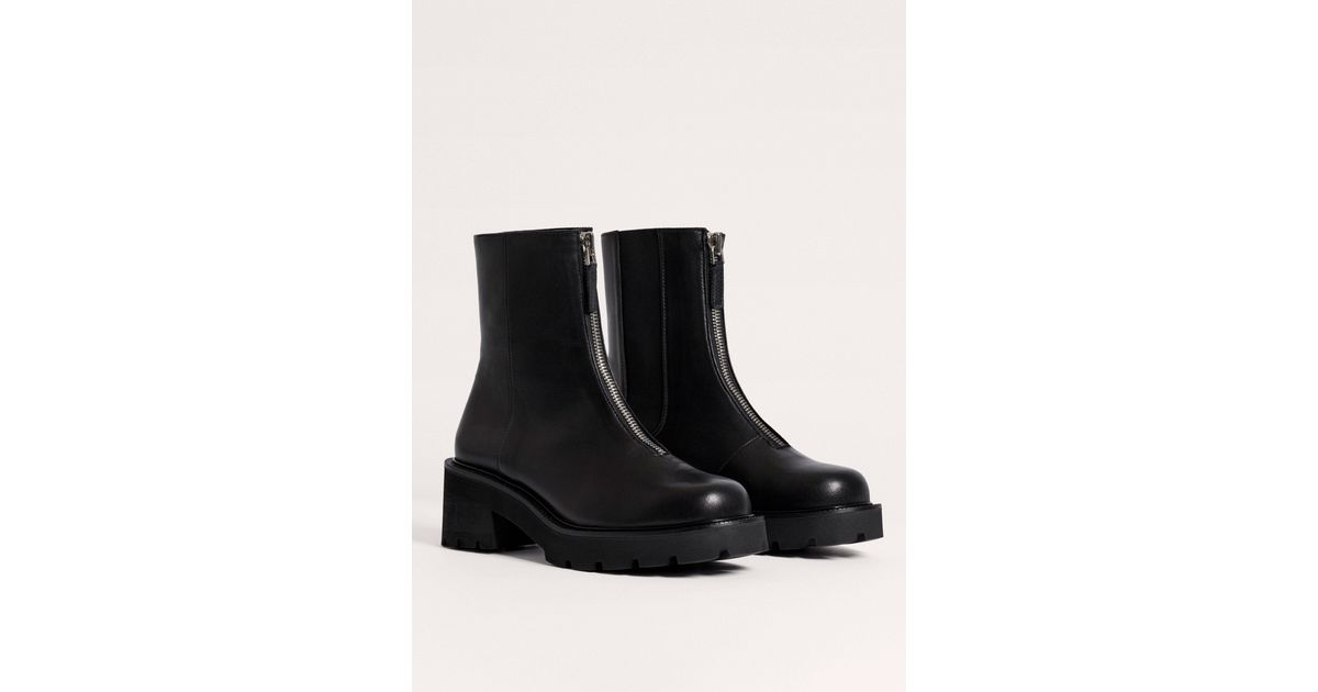 ME+EM Zip Front Boot in Black | Lyst