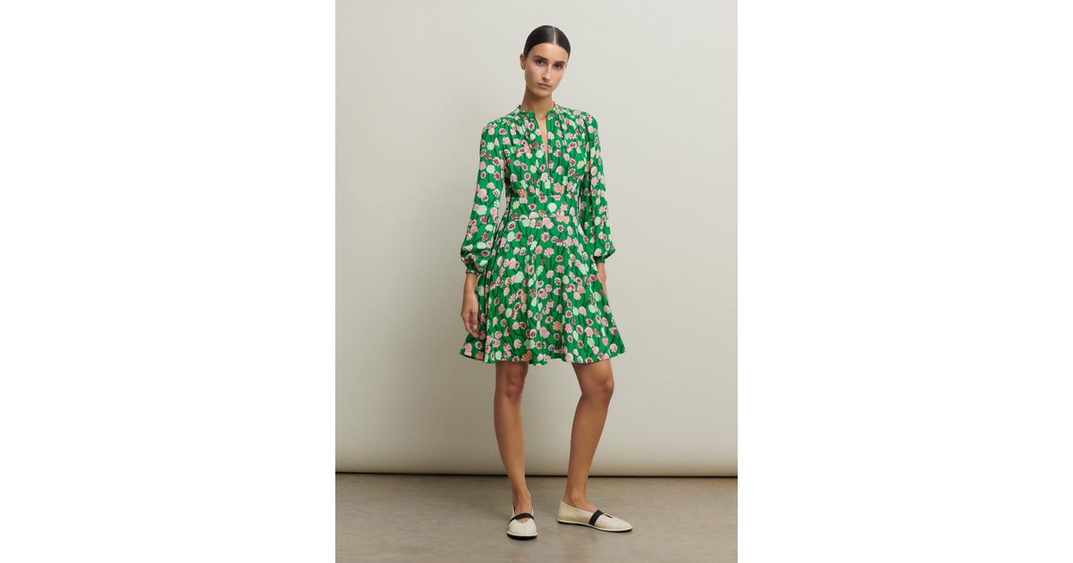 knee length dresses for ladies Lantana Floral Printed Maxi Dress