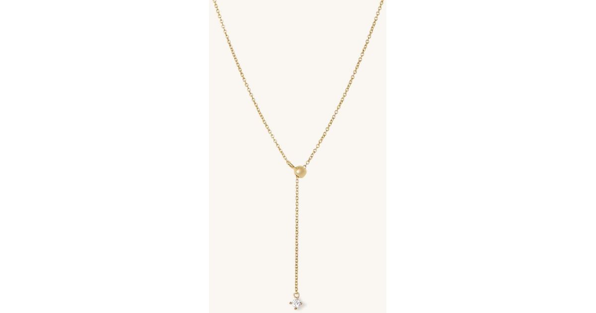 Mejuri lariat slide sale necklace