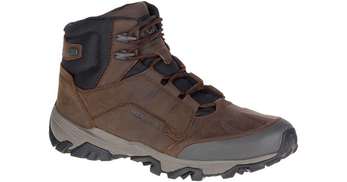 merrell men's alpine sneaker mid polar waterproof