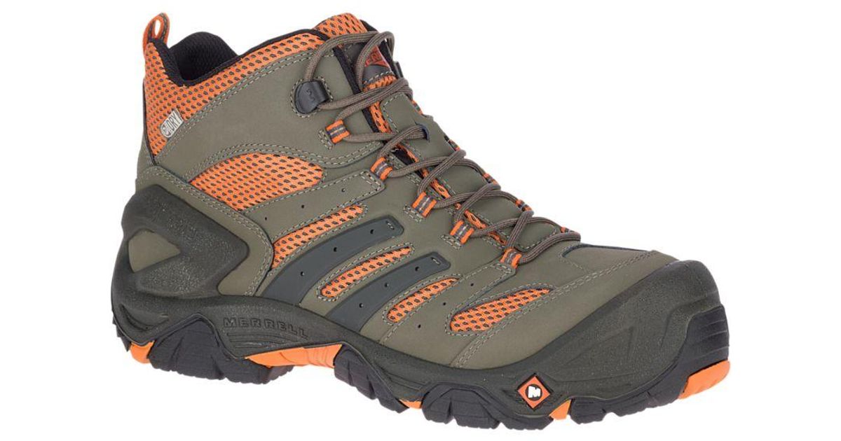 merrell strongfield mid work boots