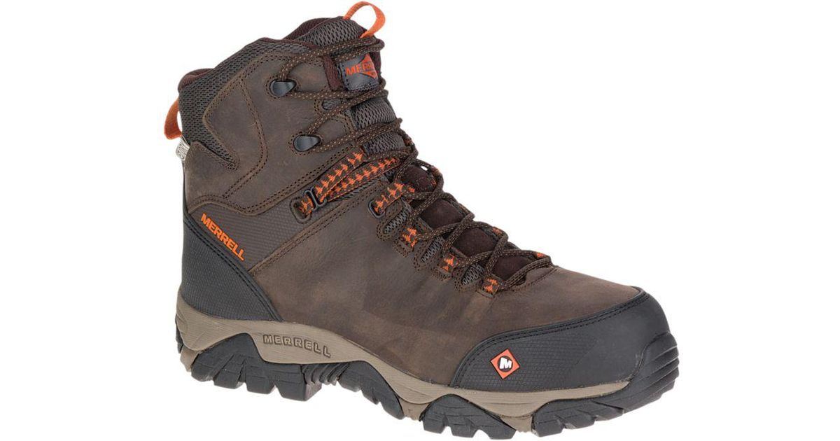 men's phaserbound mid waterproof comp toe work boot wide width