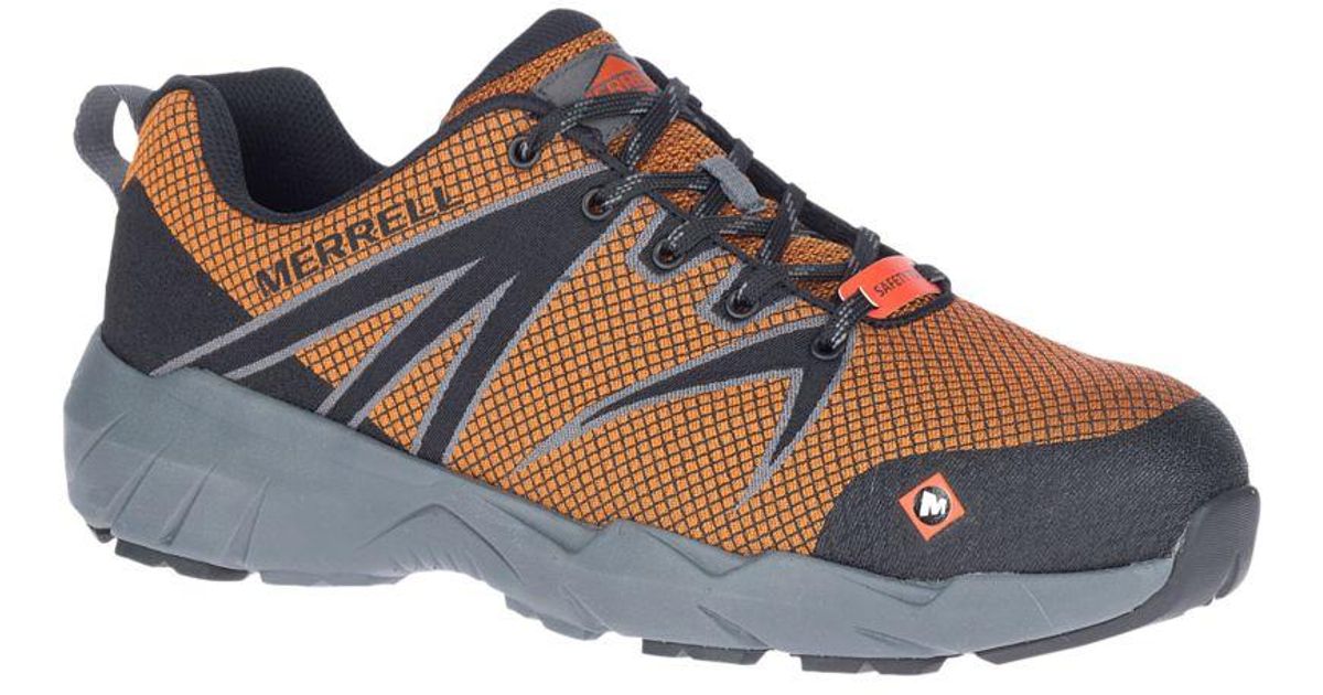 merrell full bench work shoe
