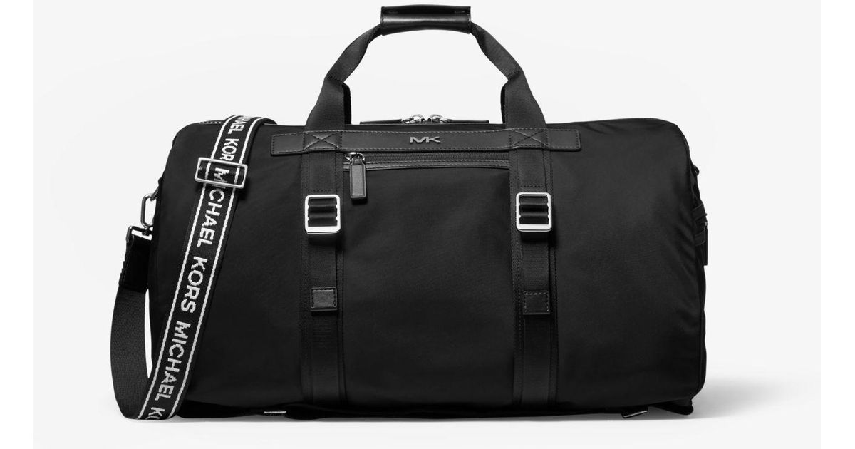 black michael kors duffle bag