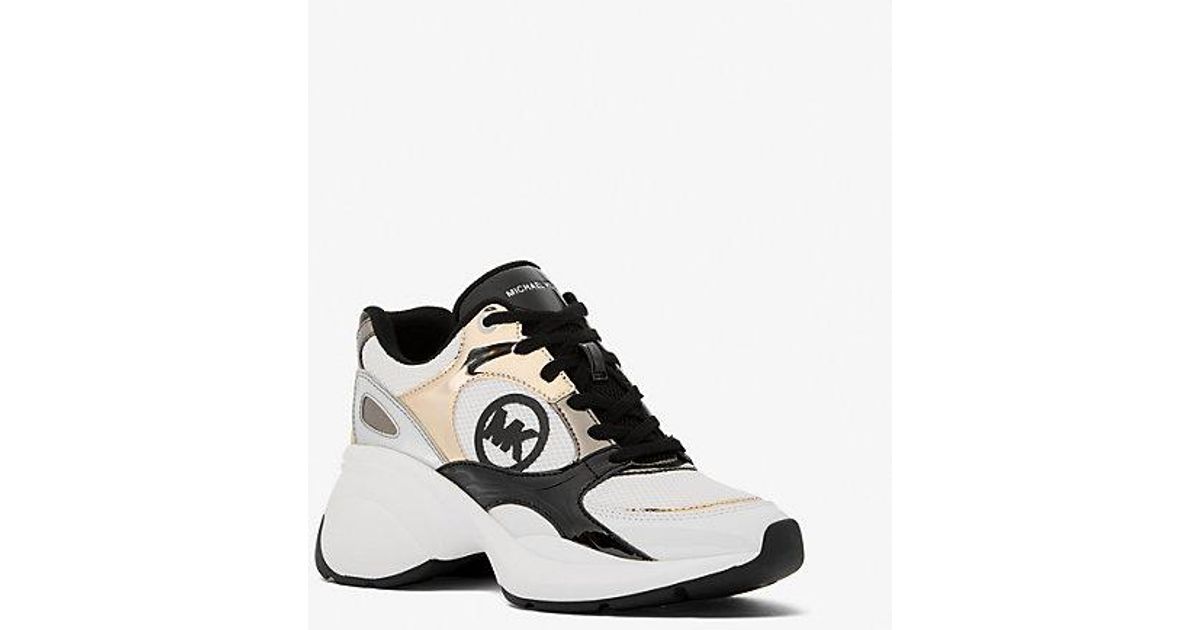 【MICHAEL KORS】Zuma Empire ロゴ メッシュ スニーカー Zuma Snake Embossed Leather and Mesh Trainer | Michael Kors [US]