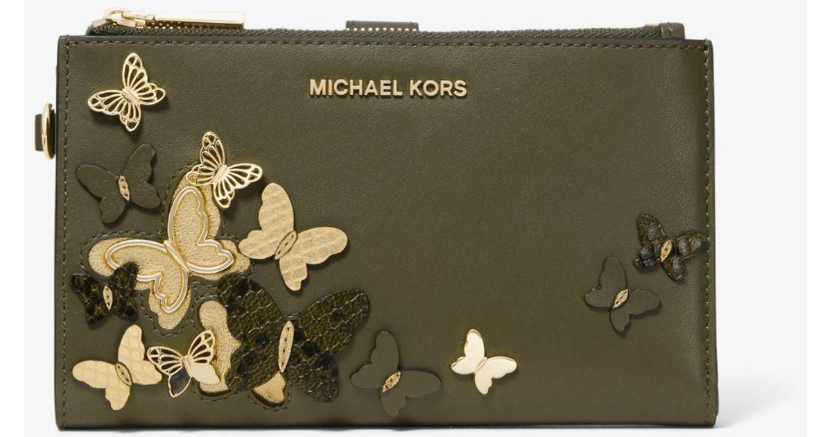 michael kors butterfly wallet