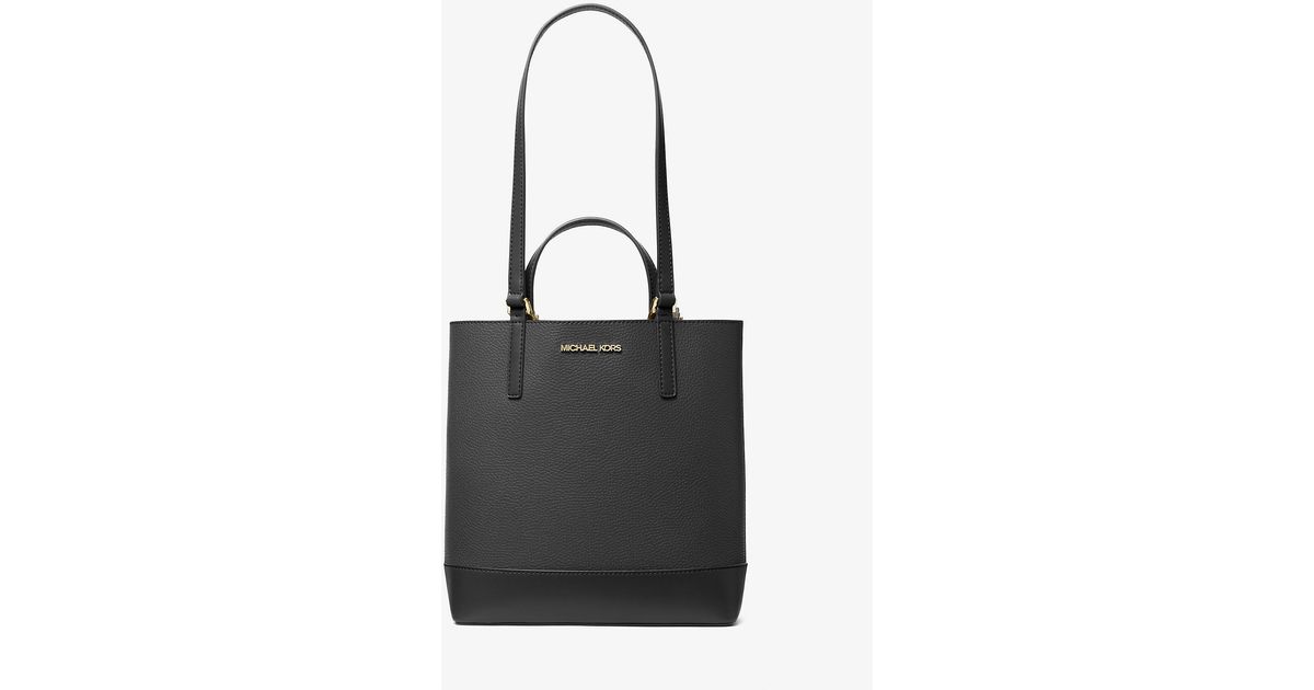 Michael Kors Outlet Mk Kelli Small Leather Tote Bag in Black Lyst UK