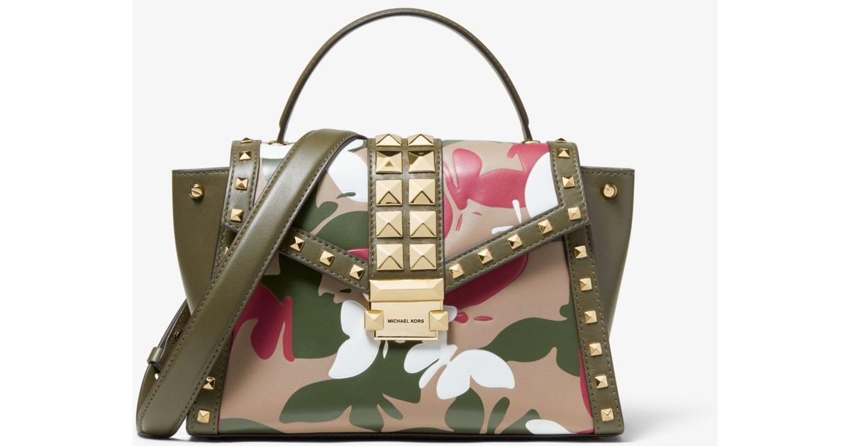 michael kors whitney camo butterfly
