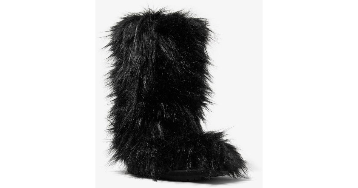 michael kors lark faux fur boots