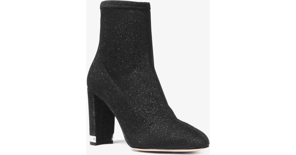 michael kors glitter bootie