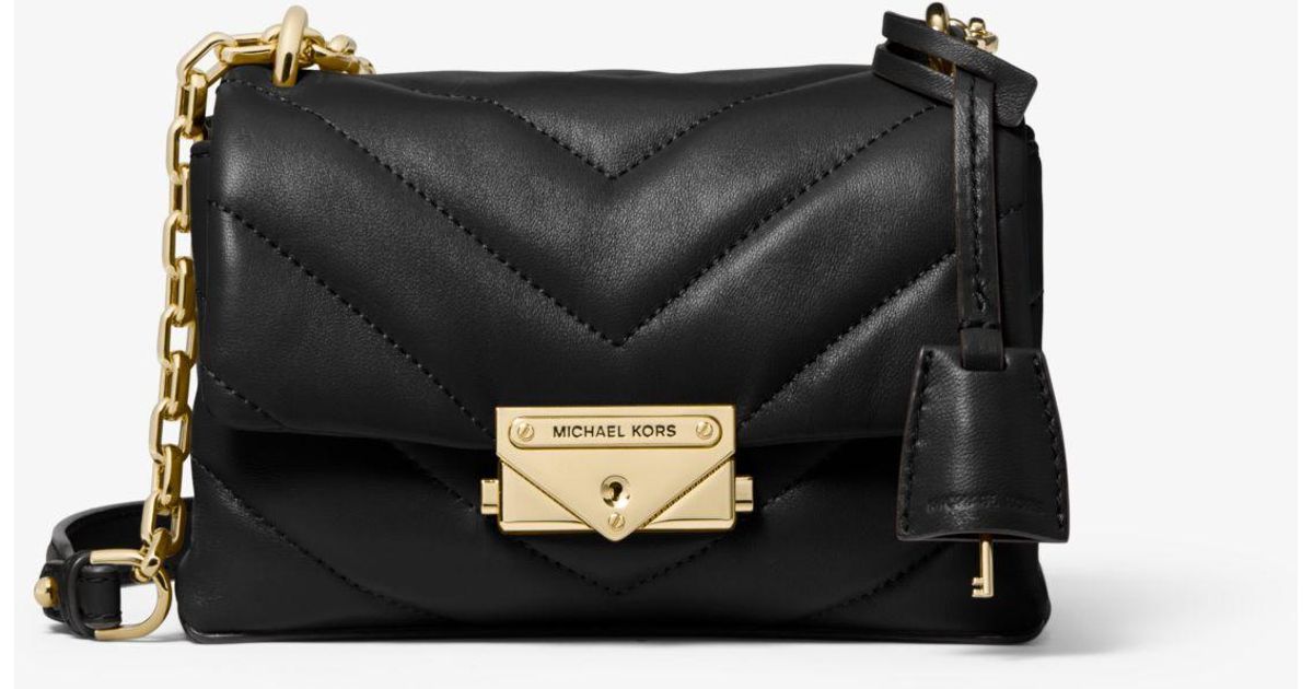 MICHAEL Michael Kors Cece Canvas Chain Xbody Bag Black Save 49 Lyst
