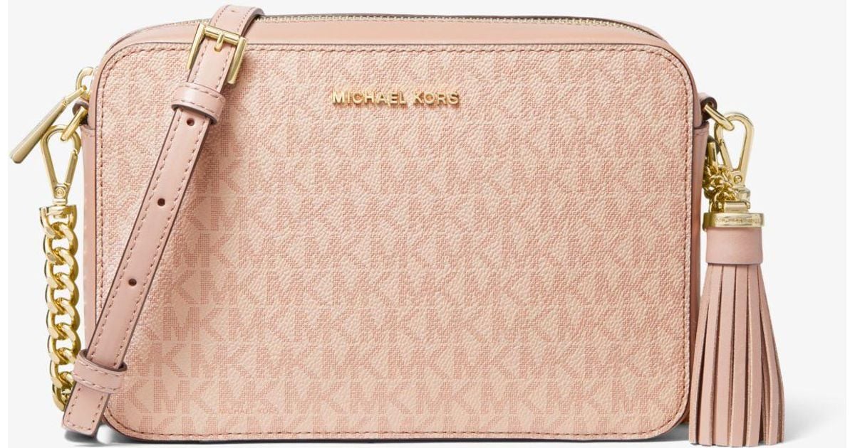 Ginny medium logo crossbody michael kors sale