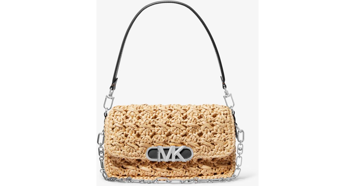 Straw michael shop kors handbag